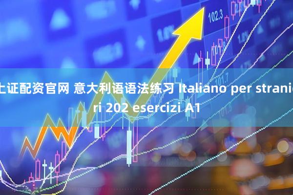 上证配资官网 意大利语语法练习 Italiano per stranieri 202 esercizi A1